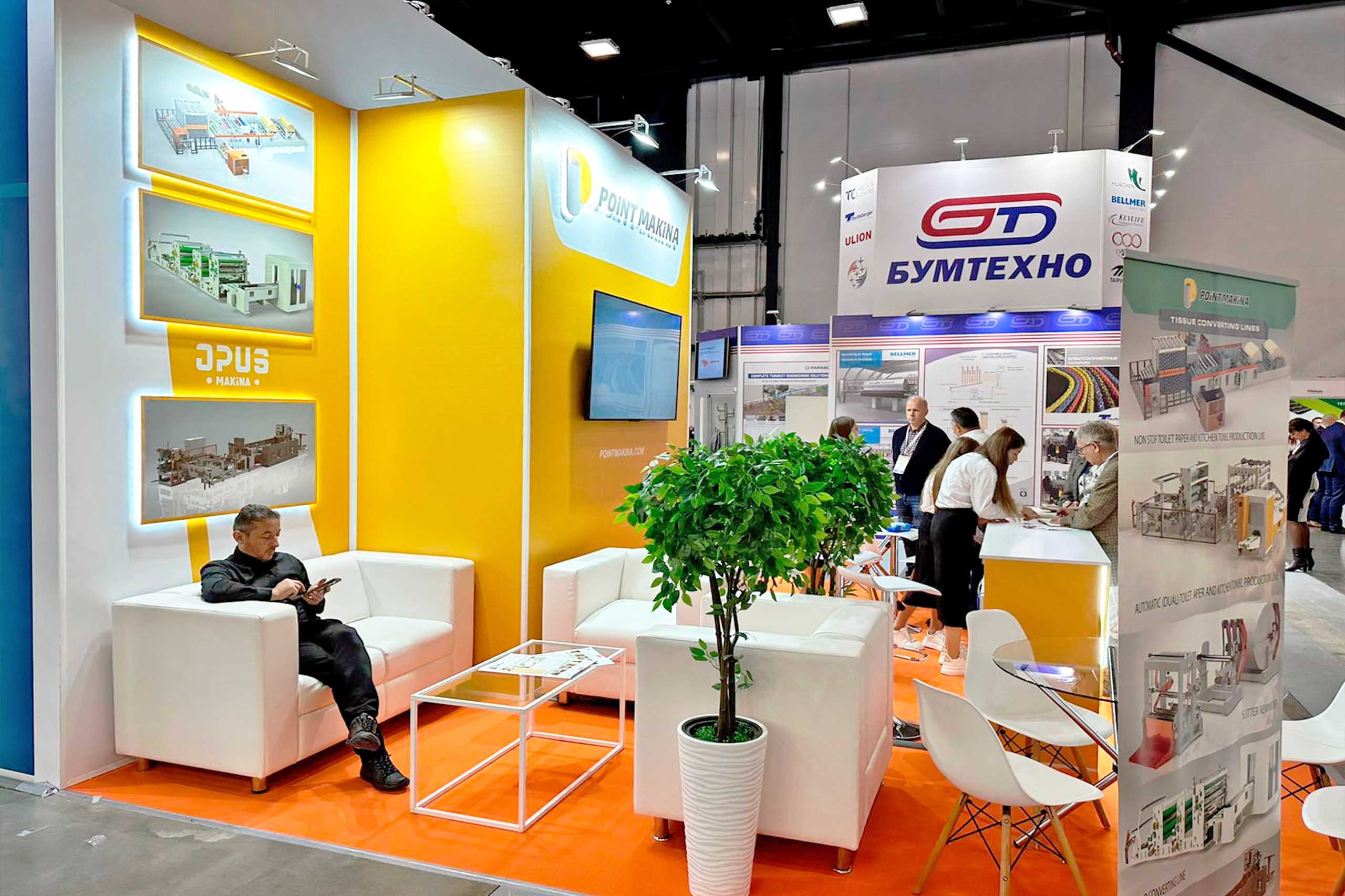 Point Makina Выставочный стенд PulpForExpo 2023